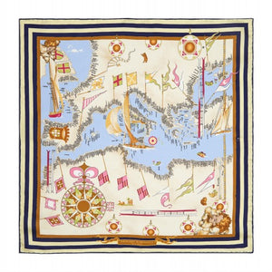Pocket Square Mediterraneo Blue