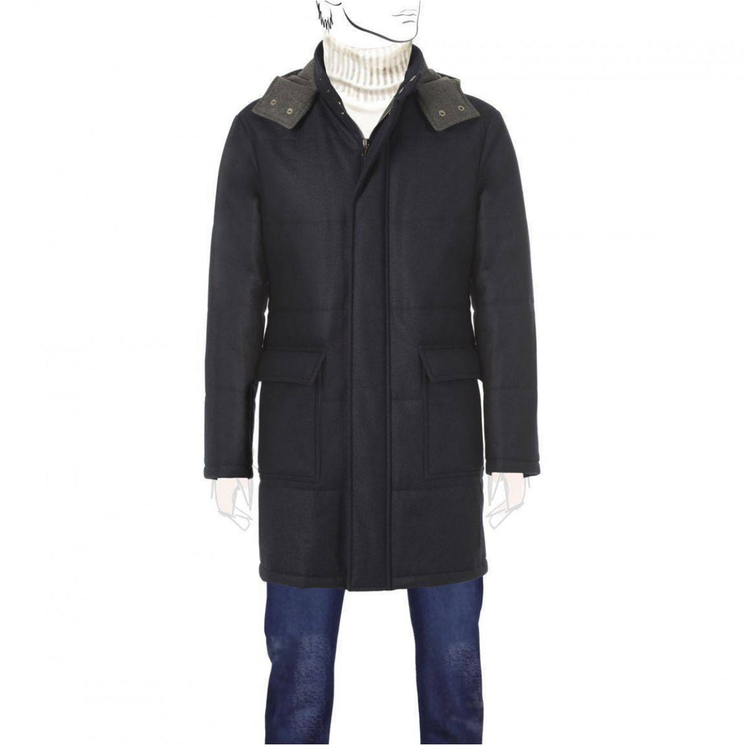 Blue Jacket w/Hood