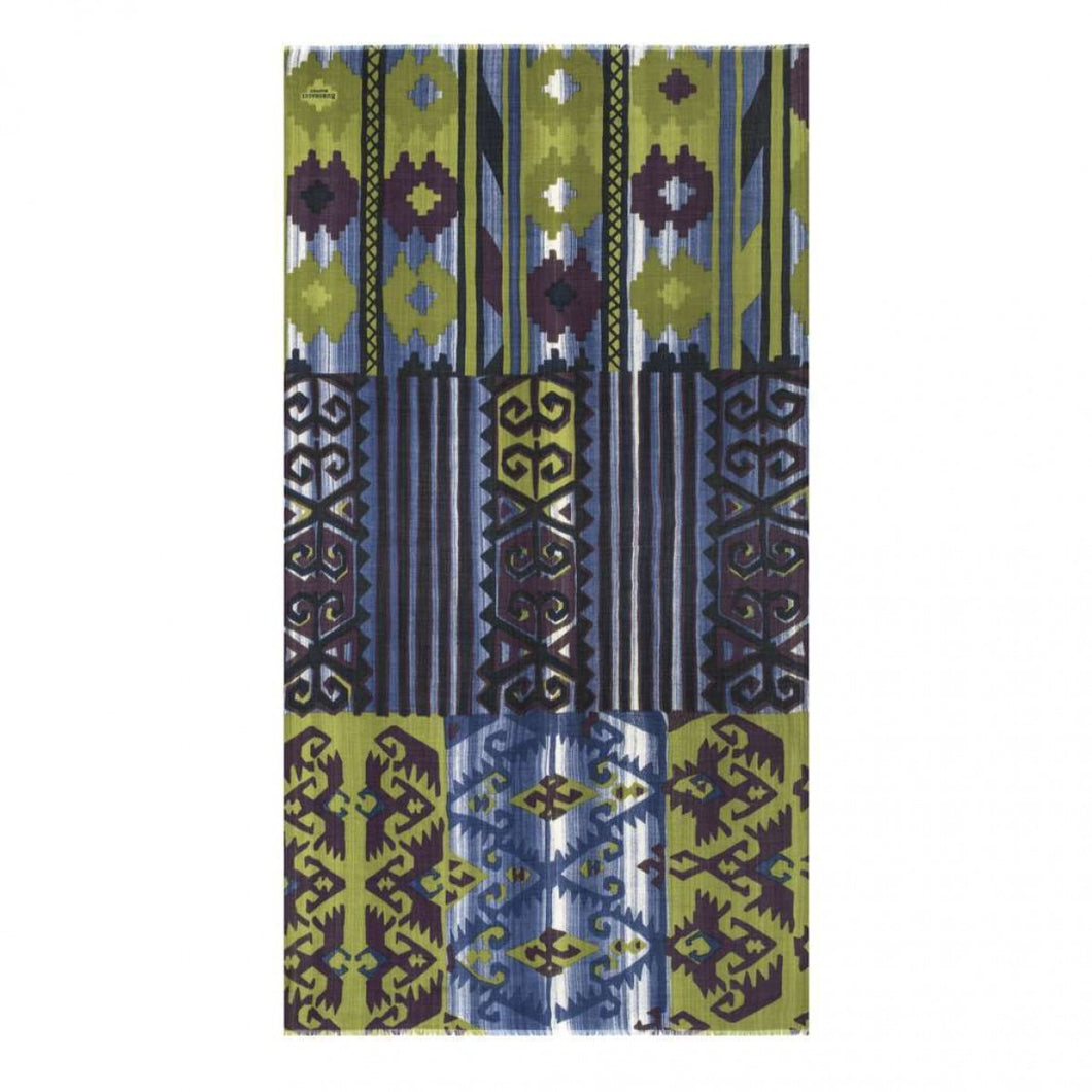 Etnico Green/Blue Pashmina