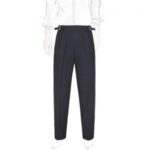 Blue Flannel Manny Trousers